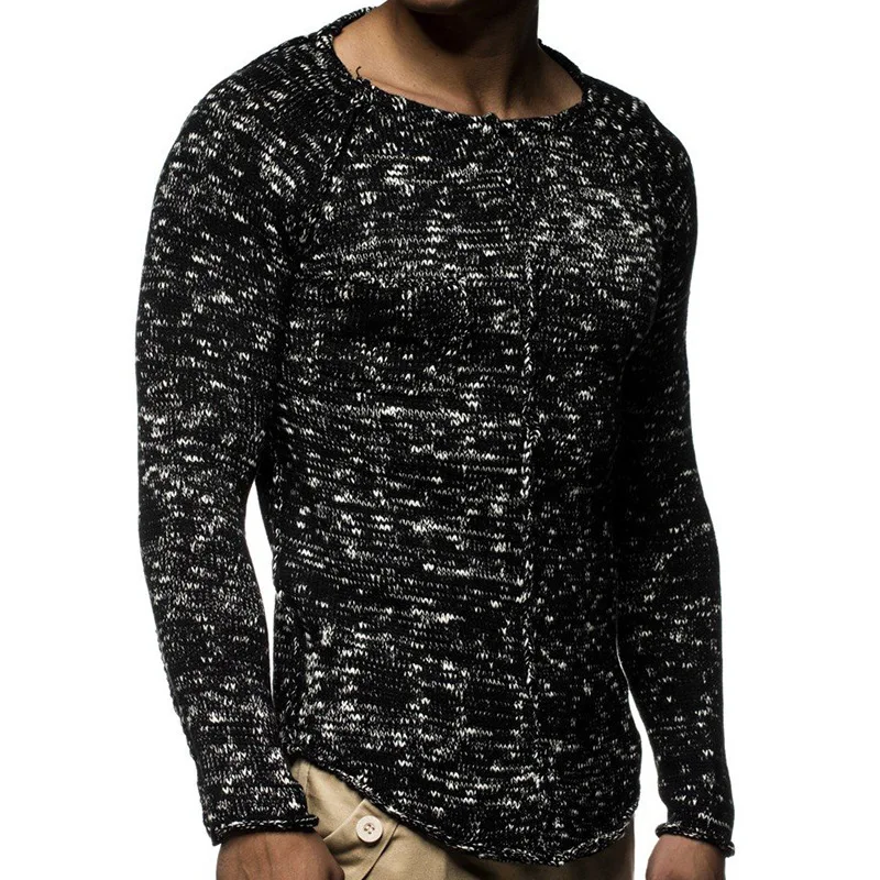 Men's Knitwear 2023 Spring And Autumn New Europe And The United States Slim Round Neck Long Sleeve Knitwear