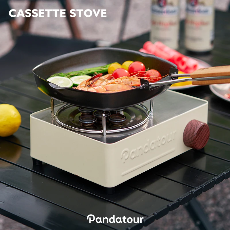 PANDATOUR Camping Gas Stove 5 Burner High Firepower Outdoor