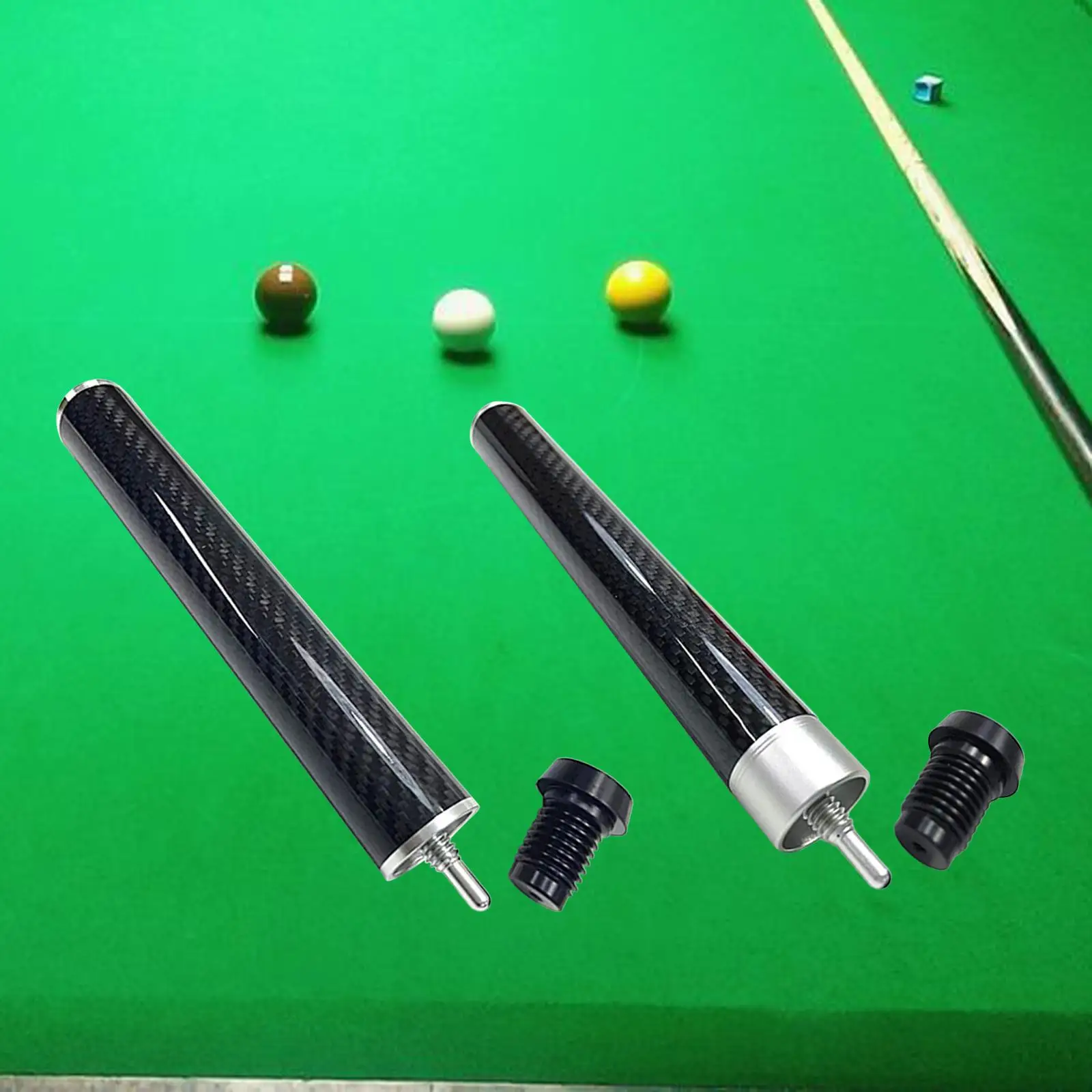 Pool Cue Extension Billiards Aluminum Alloy Telescopic Cue Shaft Sleeve Extender for Cues Snooker Sports Accessories Adult pool cue extension