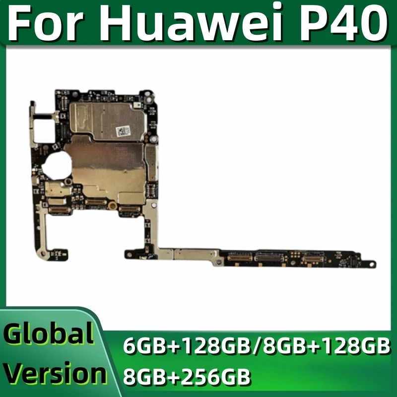 

Motherboard PCB Module for HUAWEI P40 5G, CN Version, 128GB, 256GB, Mainboard with Android System