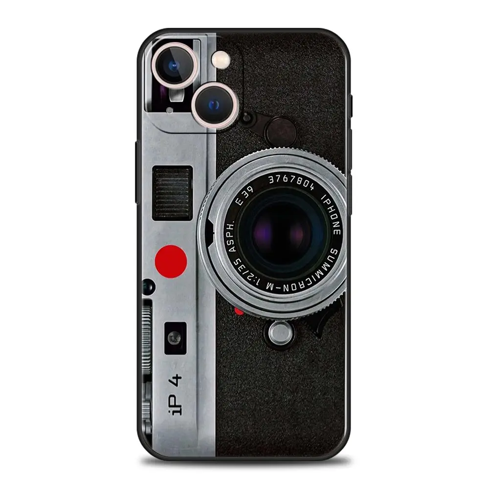 Vintage Cassette Tape Retro Style Luxury Silicone Black Phone Case
