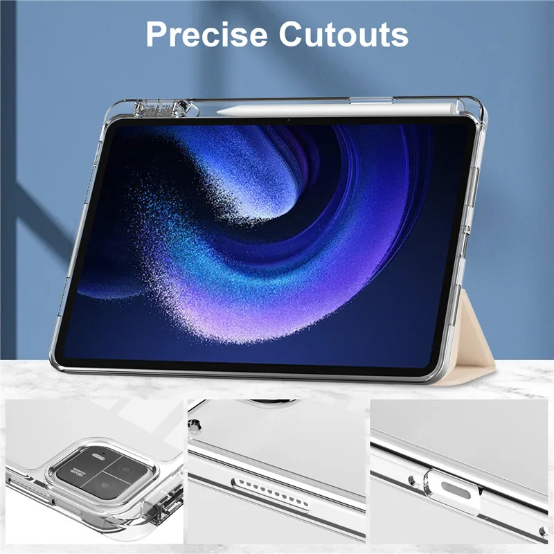 Smart Tablet Funda For Xiaomi MiPad 6 Pro Case With Pencil Holder Shell For Xiaomi Pad 6 Pro Case 2023 11 inch For Mipad6 Cover_voghion.com