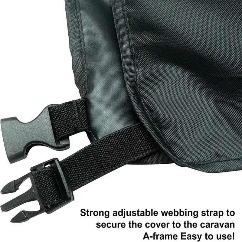 Trailer Hitch Covers Windproof Waterproof Oxford Cloth Rv Hitch Shade Tongue Jack Cover Trailer Towing Ball Coupling Lock Covers