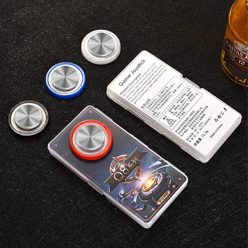 360D Control Round Game Joystick Suction Metal Gaming Controller for Mobile Phone Rocker Tablet Android