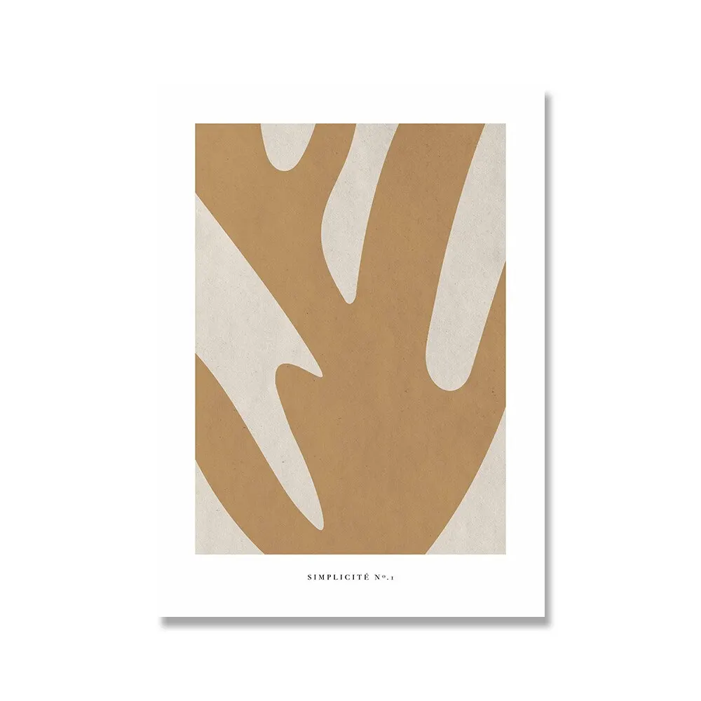 thumbnail image 1 of Póster de arte lineal con rostro abstracto estilo bohemio chic, impresión en lienzo beige y negro para decoración de pared del hogar moderno, 1 of 5