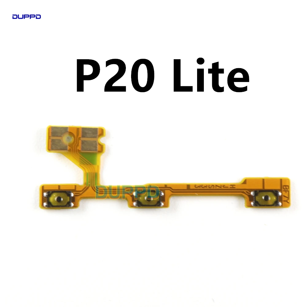Nappe Interne Bouton Power On/Off Et Volume Pour Huawei P20 - Pièce De Rechange Générique - Neuf Sous Blister