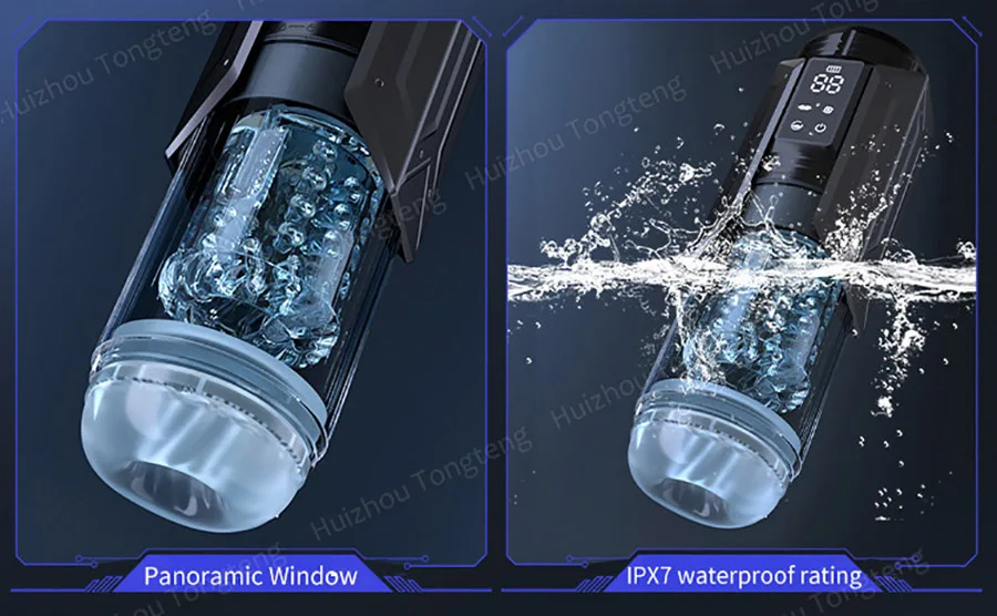 Sıcaklık oyunu için su ile kullanılan erkek mastürbatör