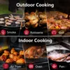 Wireless Meat Thermometer Digital Bluetooth Probes with HD Display & APP Remote Monitoring for Rotisserie Grill BBQ Smoker Steak 6
