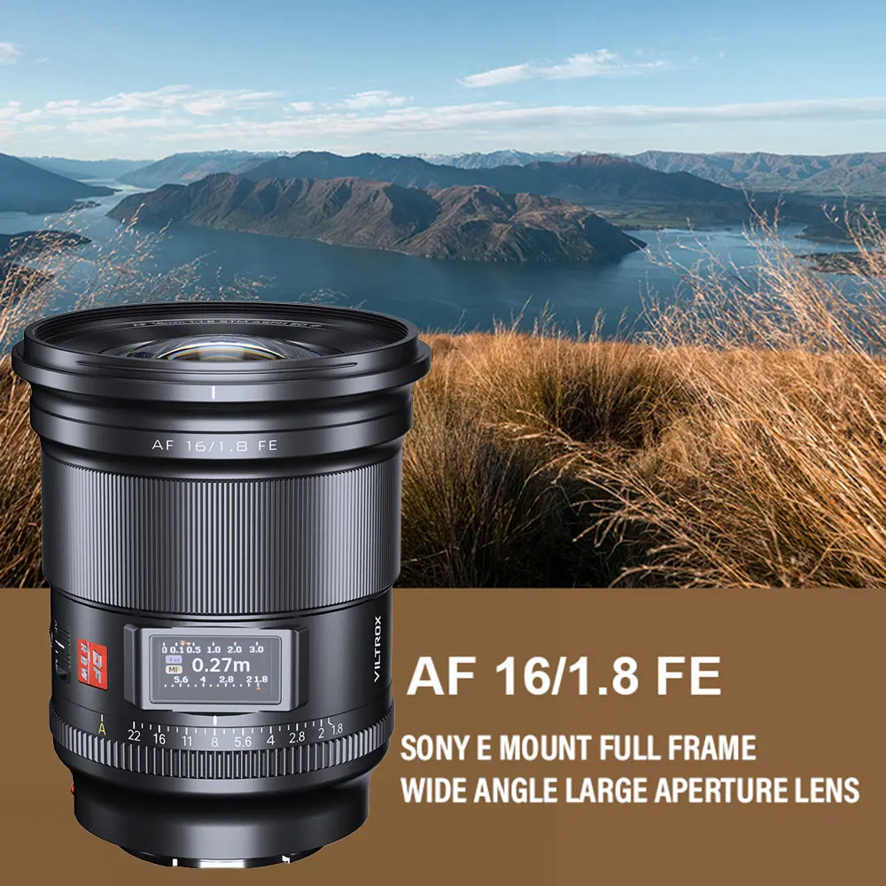 Viltrox 16mm F1.8 Af Full Frame Ultra Wide Angle Large Aperture Auto Focus  Lens For Sony E Mount Camera Lente Zve10 A7iii A6300 - Camera Lenses -  AliExpress