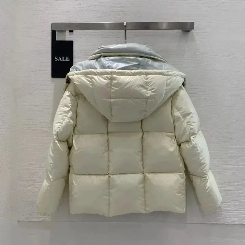 High Quality Women's 90 White Goose Down Down Jacket, Winter Luxury Short Bread Coat Down Jacket for Women, Women's Short Jacket