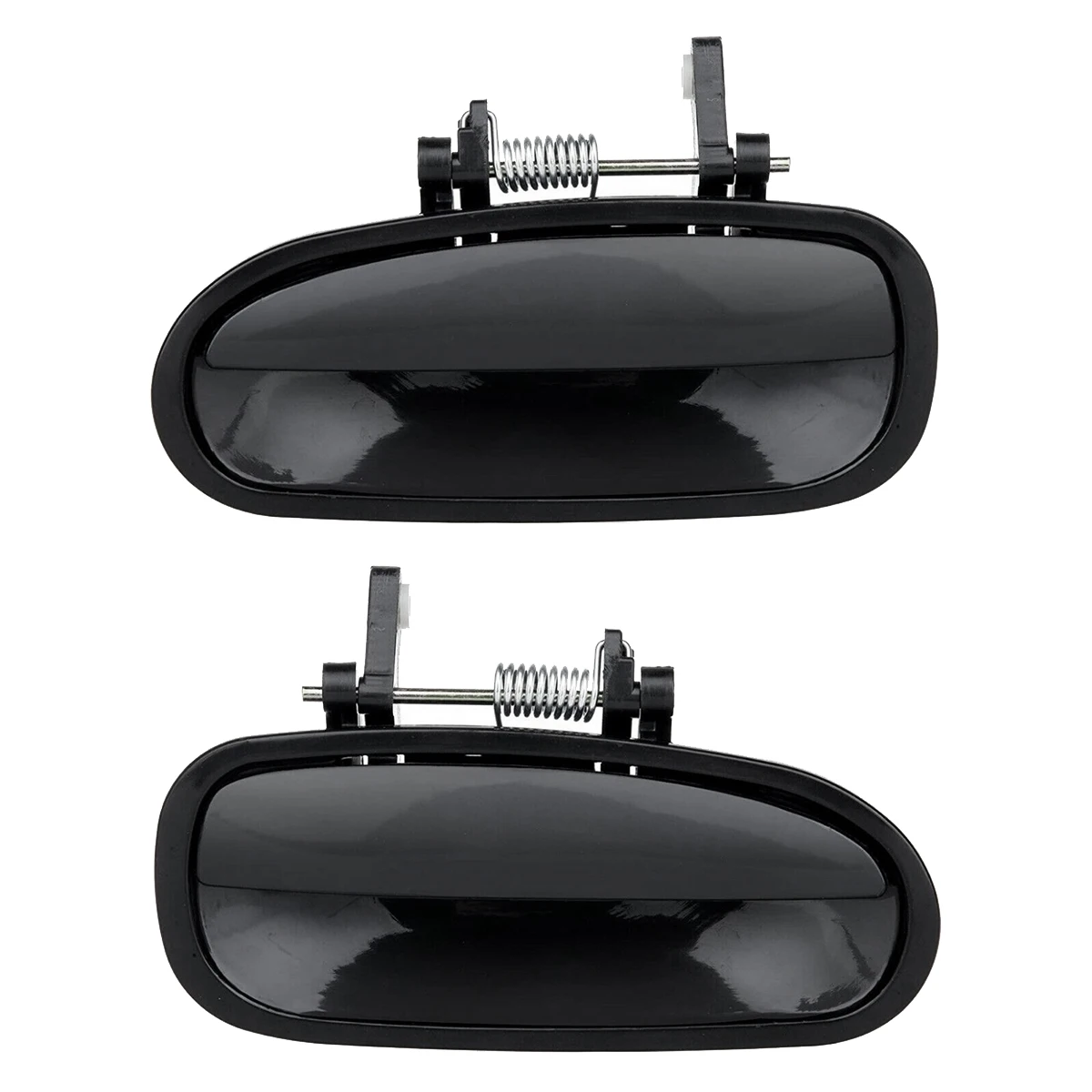 

2Pcs New Rear Exterior Outside Door Handles Set LH RH Black