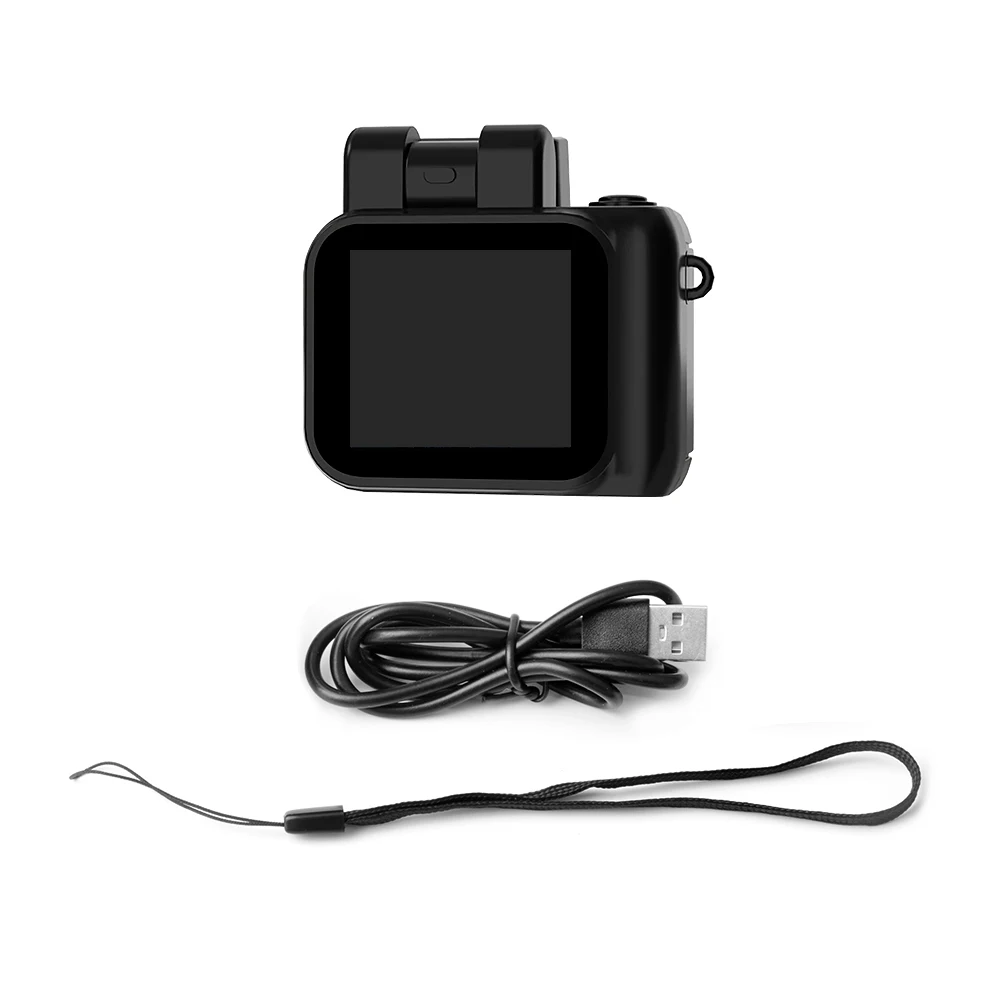 Ultra Compact Retro Mini Camera with HD Display and Flash Lamp