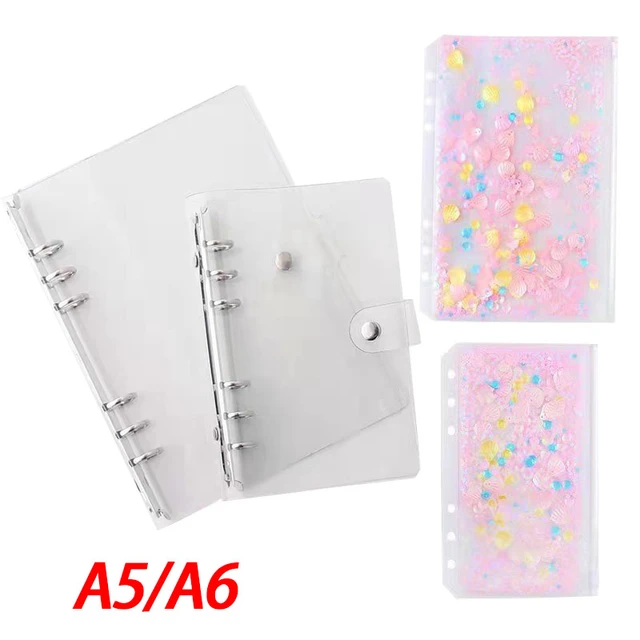 Binder A5 Planner Transparent  A5 Notebook Transparent Cover - A5 Loose  Leaf - Aliexpress