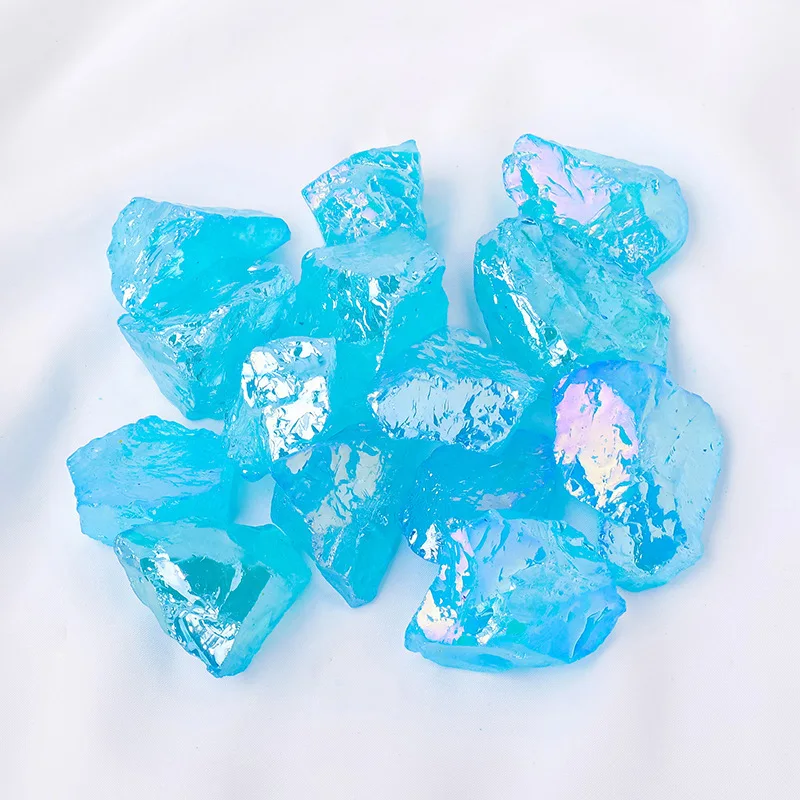 High Quality Aura Obsidian Raw Stone Natural Crystal Raw Stone,Gemstone Jewelry,Glitter, Healing crystal, Birthday gift