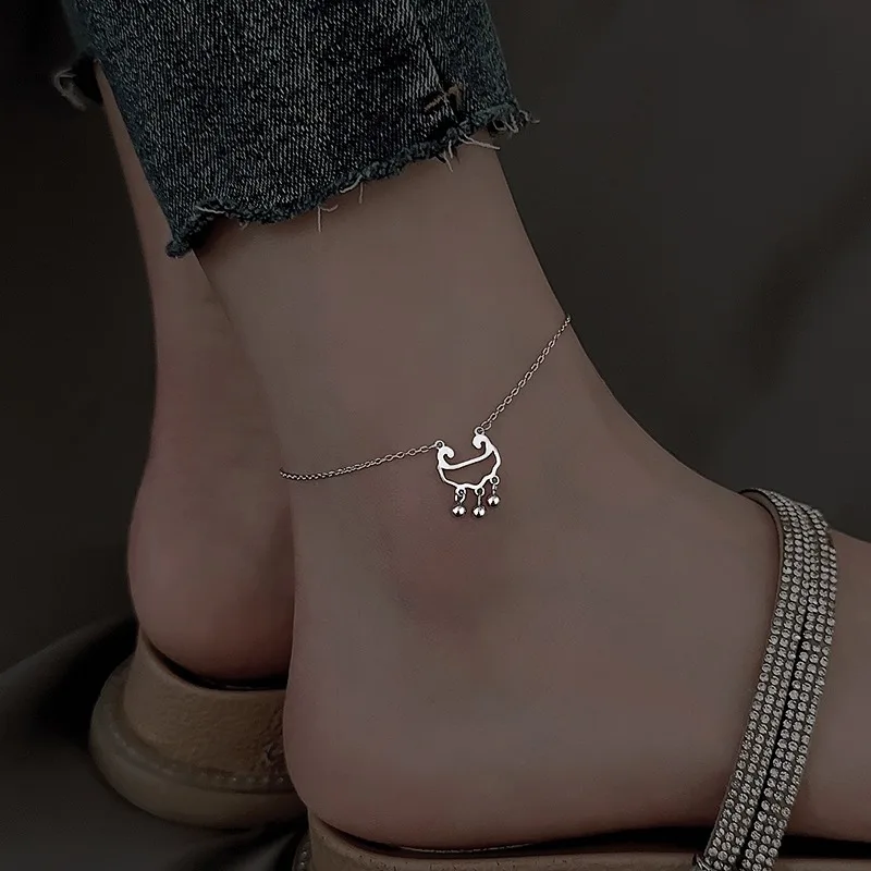 Bell Ankle Women's 2023 Summer 925 Sterling Silver