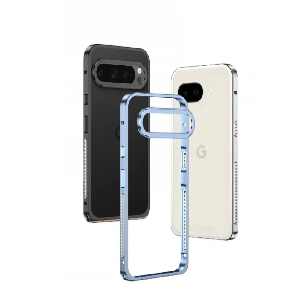 Aviation Aluminum Alloy Metal Bumper Shockproof Phone Case with Heat Dissipation