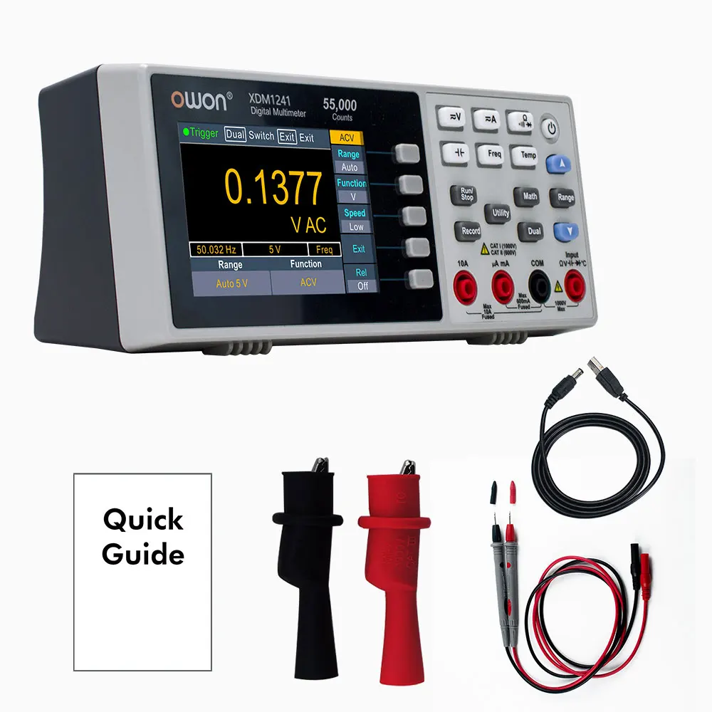 Digital Multimeter OWON XDM1241 XDM1041 Digital Meter True RMS USB Tester Meter