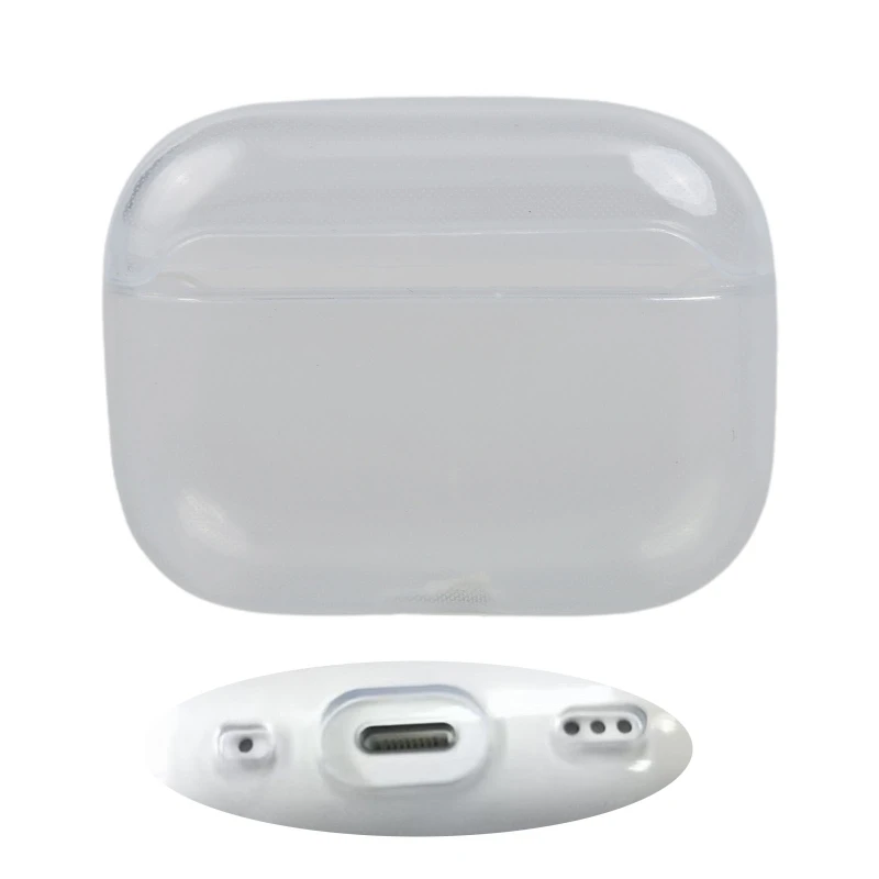 

Transparent Clear Soft TPU for Case Shin Protective Cover for AirPods-Pro 2 with speaker and rope hole