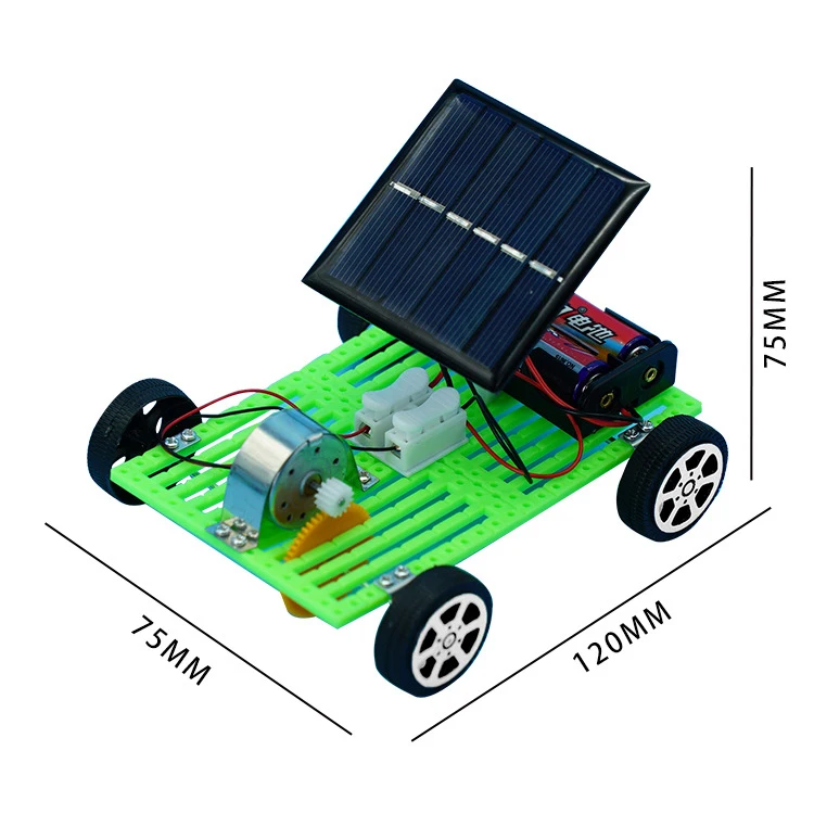 Creative Solar Car Technology Small Production Kids Science Experiments Small Invention Toy Handmade DIY Material Kit