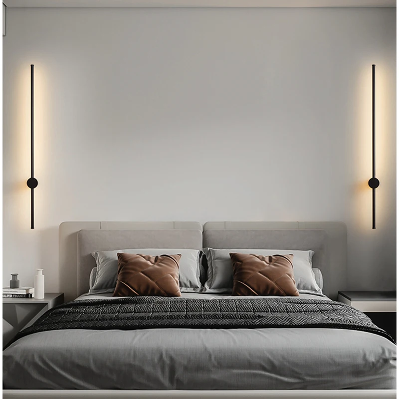 Led Wall Lamp Wall Lamp LED Contemporary Long Strip Wall Lamp for Indoor Living Room Bedroom Dining Room Bathroom