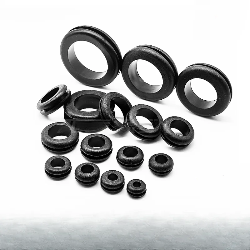 2/5/20px Rubber Grommet 20mm Blanking Hole Wiring Cable Gasket Rubber Seal Assortment Set For Protects Wire Cable Hardware Tools