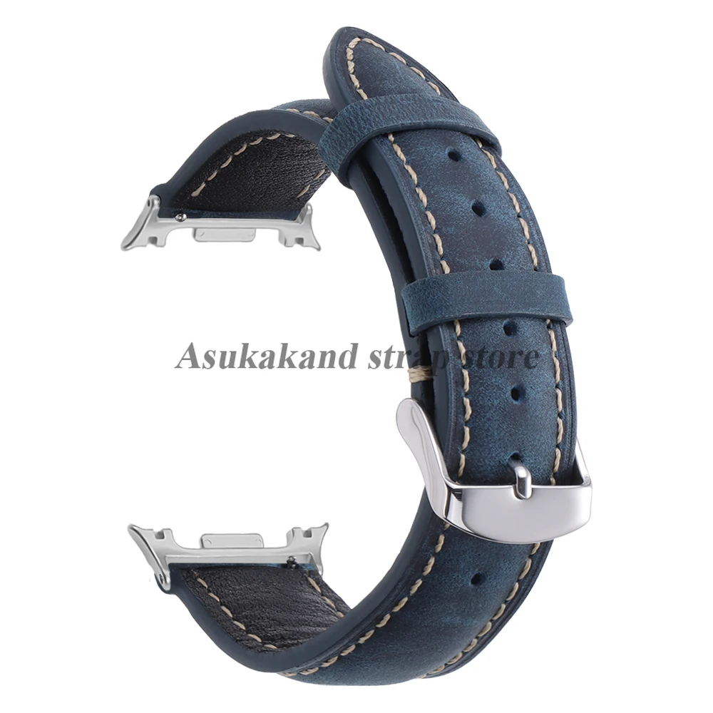 Retro Leather Cowhide Watch Strap Men's Bracelet