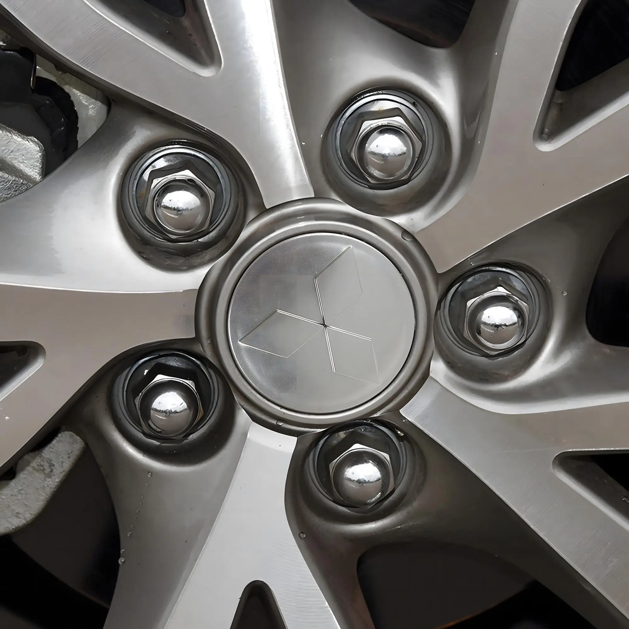 60MM 자동차 휠 허브 캡 자동차 엠블럼 타이어 센터 커버 액세서리 미쓰비시 9 랠리아트 X EX ASX L200 콜트 아웃랜더 파제로용