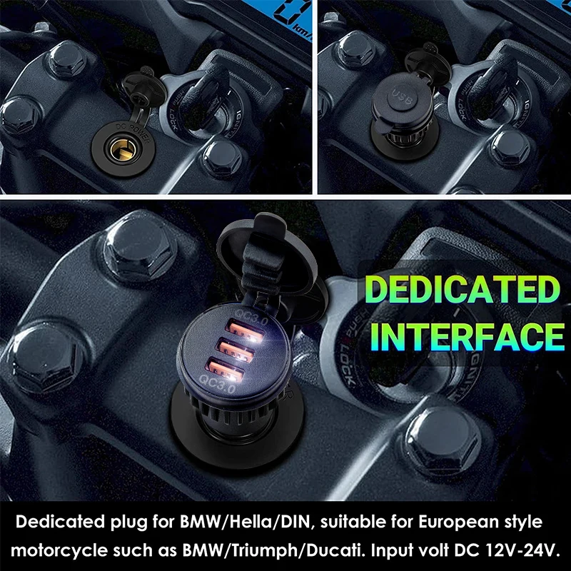 Рисунок 5 - Зарядное устройство для мотоцикла yamahaDIN Hella QC3