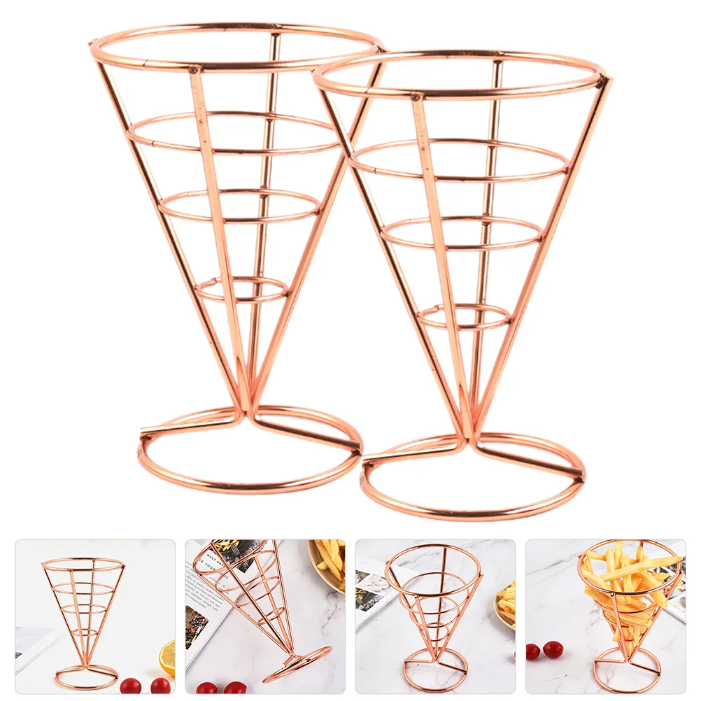 

Display Stand Stands Cone Basket Fry Holders Snacks Fried Chicken Display Racks Baskets Bars Table decoration & Charcuterie