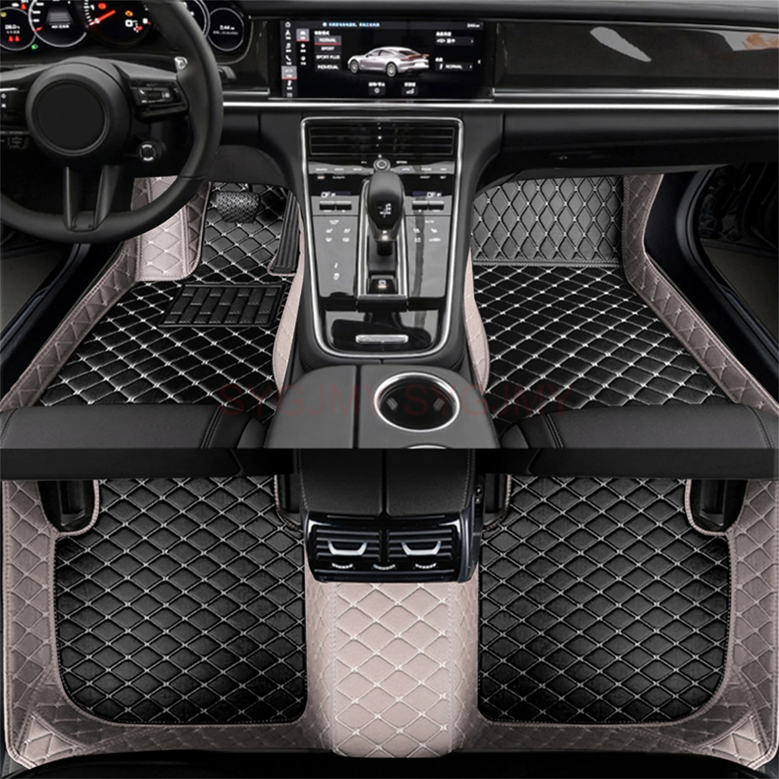 Skoda Octavia 2016-2022 2007-2015 FABIA 2015-2019 인테리어 액세서리 용 색상 차단 맞춤형 자동차 바닥 매트