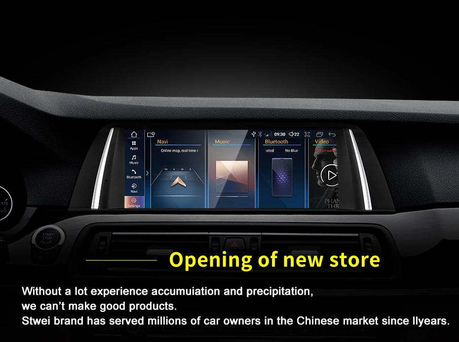 Snapdragon665 8Core 8G 128G Android12 Carplay Auto For BMW 5 Series F10 F11 Cent