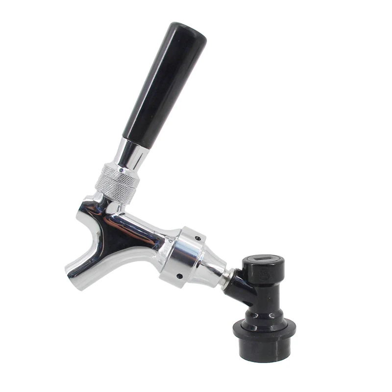 Craft Beer Tap with Liquid Ball Lock Quick Disconnect Assembly Chrome Beer Faucet Home Brewing Soda Kit beer tap assembly
