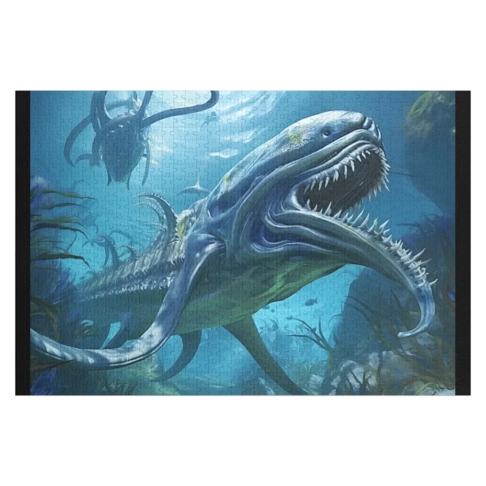 Subnautica Leviathan Jigsaw Puzzle Personalized Kids Gifts Customizeds For Kids Customizable Child Gift Puzzle leviathan