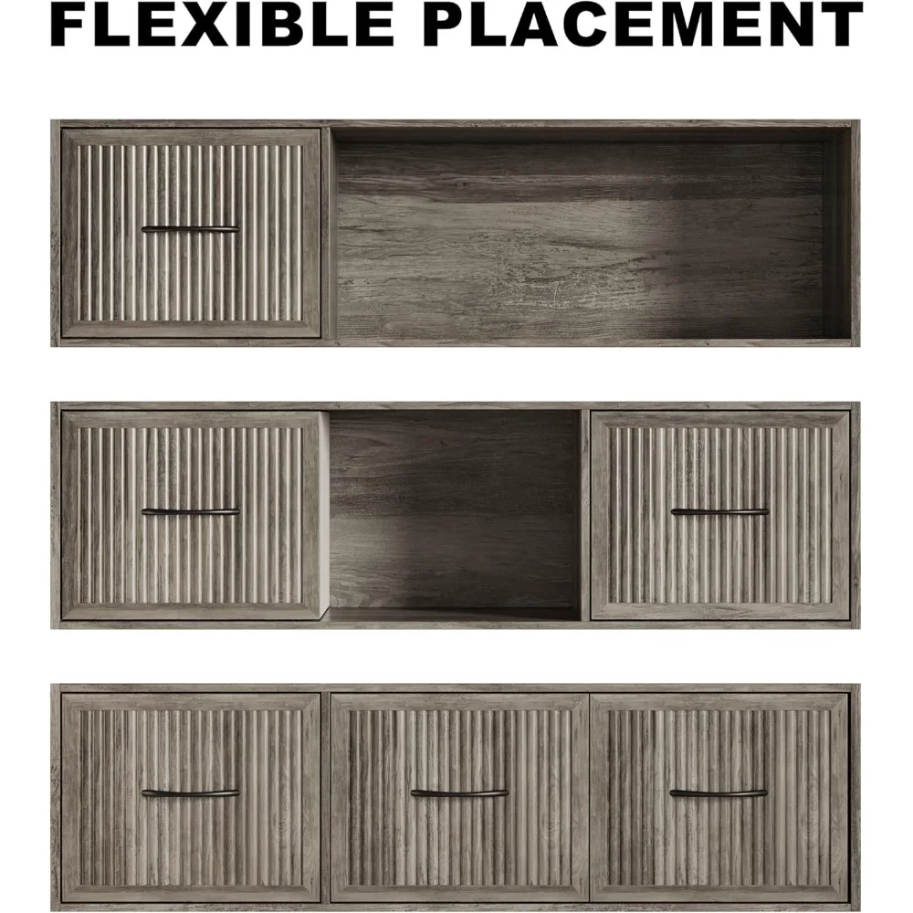 Bookshelf with Storage 3 Bins,70" Tall Bookcase,Arched 5-Tier Open Bookshelves and Bookcases,Farmhouse Wooden Billy Bookcase Dis 6