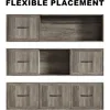 Bookshelf with Storage 3 Bins,70" Tall Bookcase,Arched 5-Tier Open Bookshelves and Bookcases,Farmhouse Wooden Billy Bookcase Dis 6