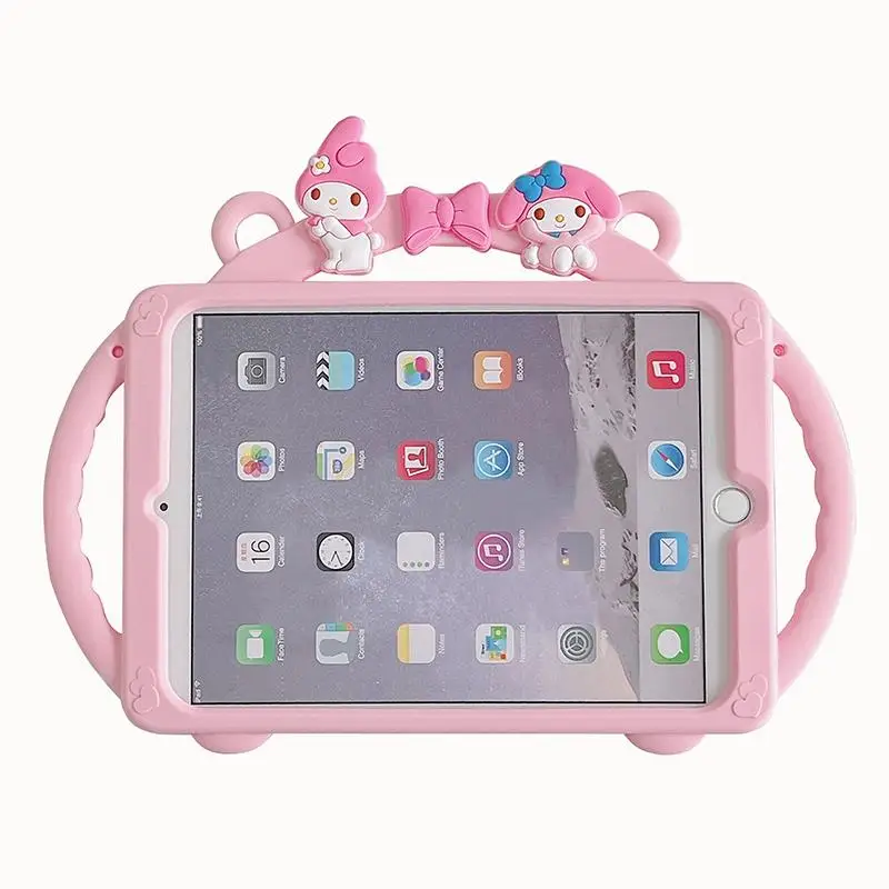 

Чехол для Ipad Kawaii Mymelody аниме мультфильм Samsung Ipad Air защитный чехол Sanrio Melody Ipad силиконовый защитный чехол подарок для детей