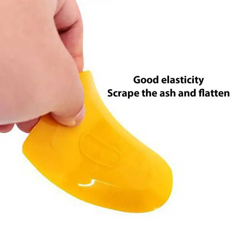 1pcs Random Color Car Putty Rubber Scraper Oval Advertising Film Spreader for automotive Squeegee Smoothing Painting Tool