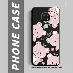Shockproof Silicone Soft TPU Phone Case with Fashion Cartoon Design for Nokia 7.2 (HS-C0105)