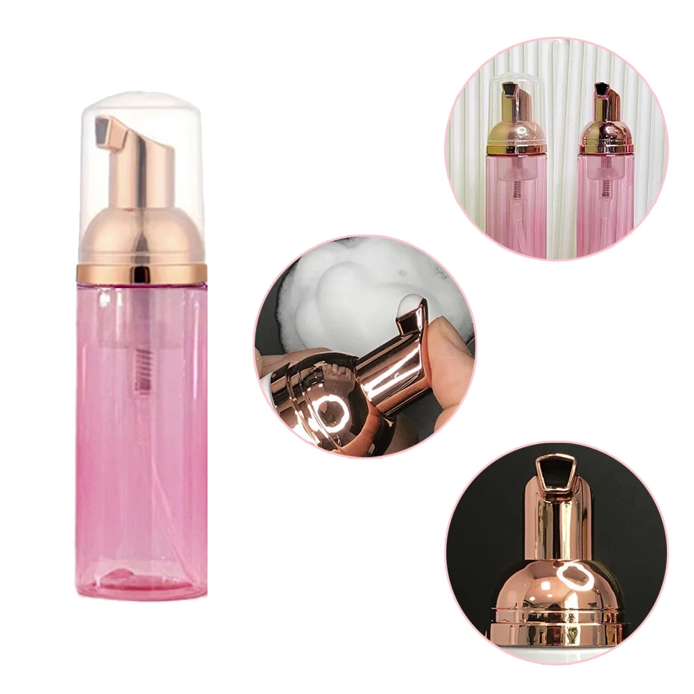 Refillable Bottle Set Eyelash Cleansing Bottle Makeup Tools Pump 20Pcs Eyelash Cleaning Set