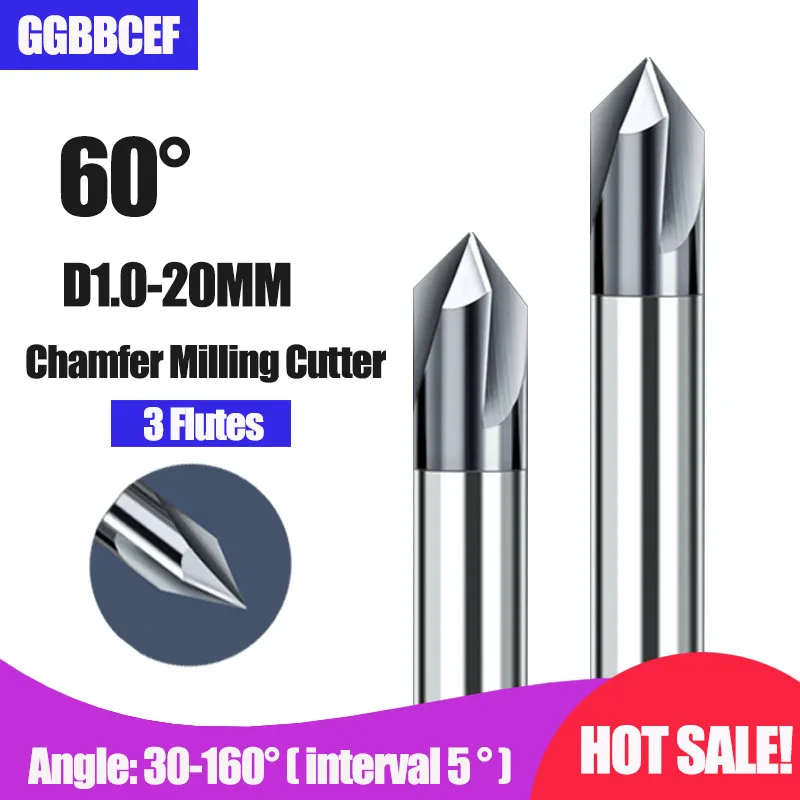 ChamferMillingCutterCarbideCornerCountersinkChamferingMill
