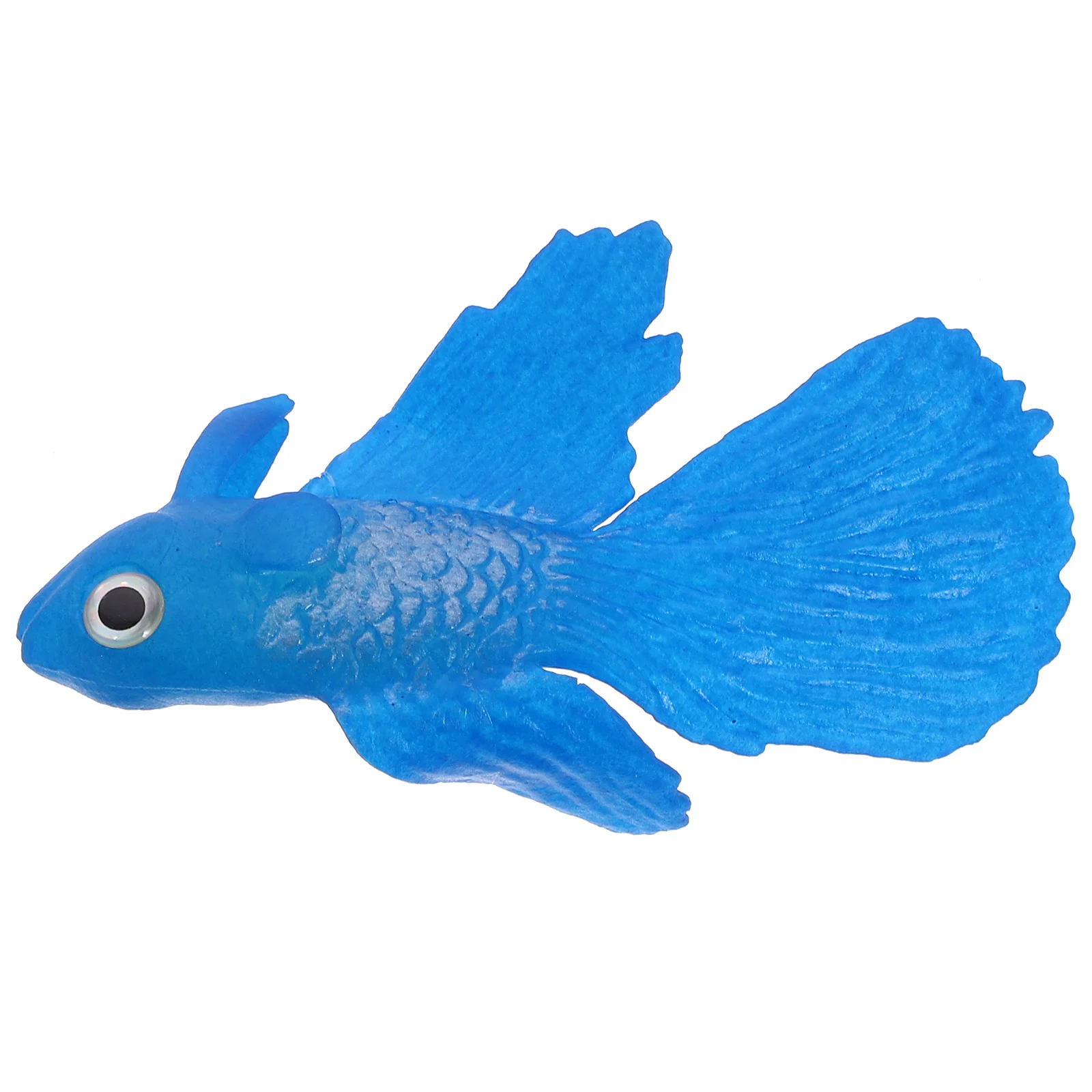 

Artificial Glowing Betta Fish Lifelike Floating Fish Figurine Silicone Fish Toys