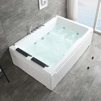 1.8 meter 2 Person bathtub modern home use jacuuzi massage bathtubs 1