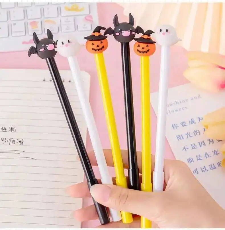 1 Stück Lytwt's Briefpapier niedlichen Cartoon Halloween Kürbis Cushaw Gel Stift Schul büro Kawaii liefert kreative Geschenks tifte – Detail 7