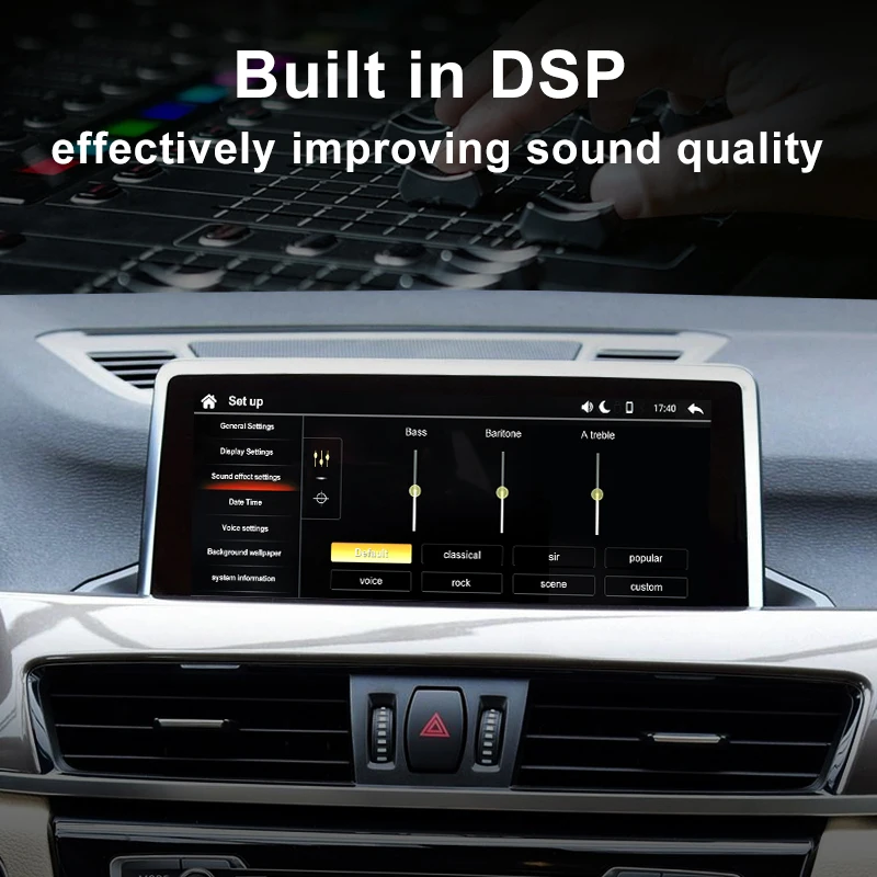 STWEI 무선 애플 카플레이 모듈 박스, BMW NBT X1 F48 2016-2017 안드로이드 자동차 라디오 플레이어, 미러 링크, 전면 후면 카메라