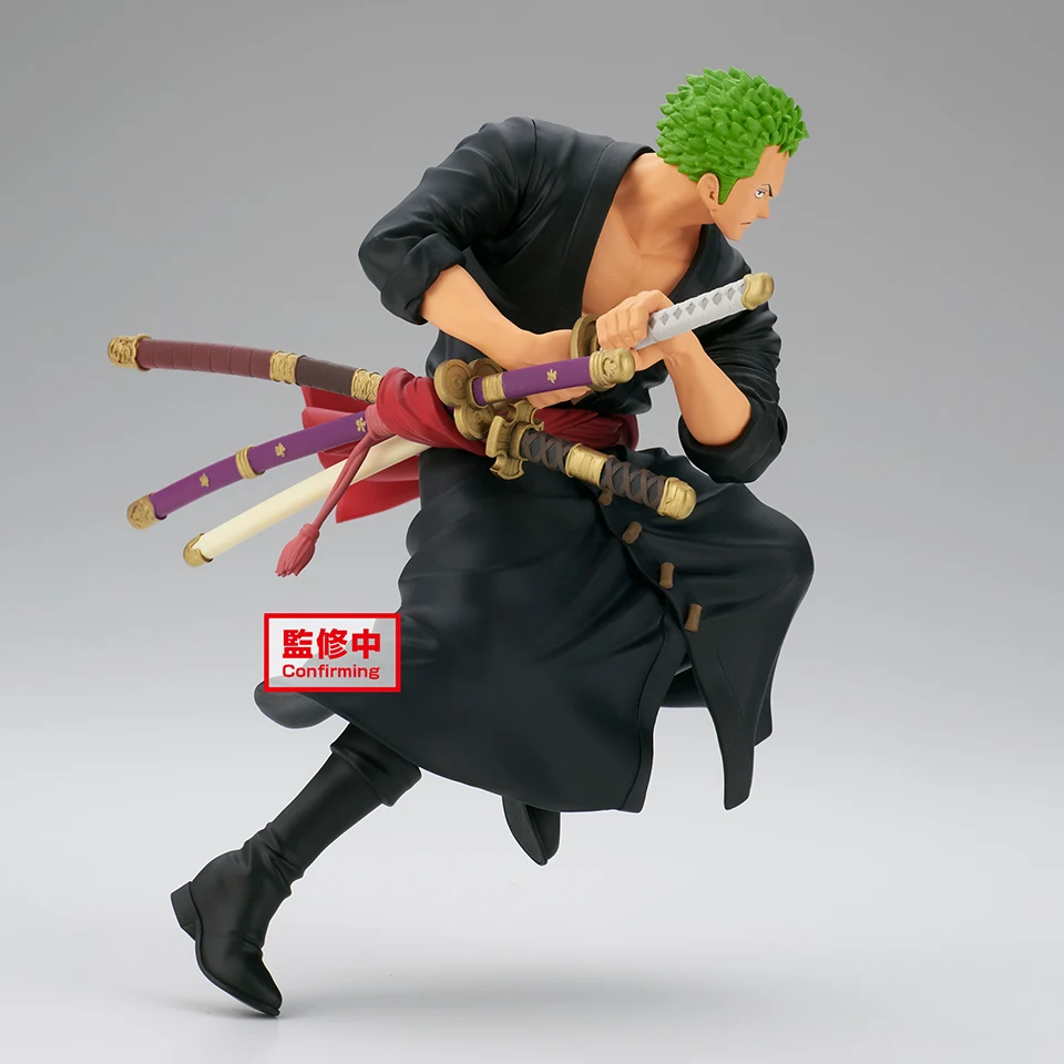 Bandai Genuíno Uma Peça Dxf Roronoa Zoro Terra De Wano Figurine