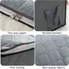 Storage Bags with Clear Window Wardrobe Organiser Foldable Storage Boxes for Clothes Duvets Bedding Blankets High Quality 6
