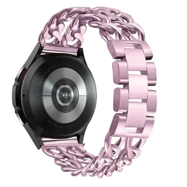 Elegant Metal Luxury Watchband Bracelet, 20mm/22mm