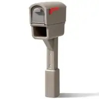 Express Plus Plastic Mailbox Mocha Finish 1