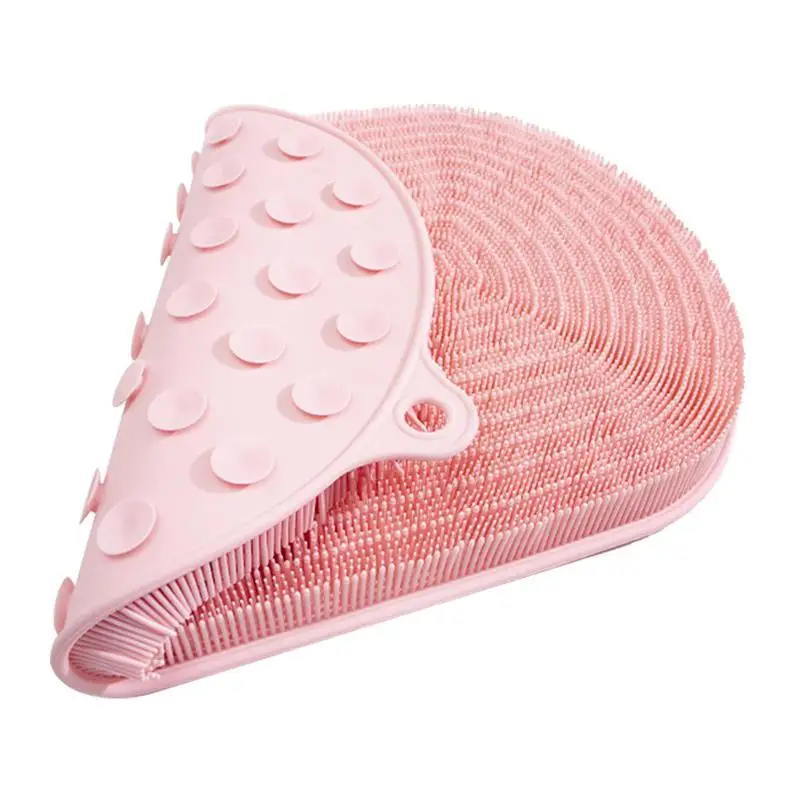 

Silicone Bath Massage Pad Shower Foot And Back Scrubber With Suction Cups Silicone Body Scrubber Wall Mounted Back Scrubber Lazy