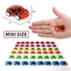 12Pcs Favor Car Toys Pull Back Race Car Mini Treasure Box Cars Carnival Prizes Goodie Bag Plastic Vehicle Fillers for Kids Party 2